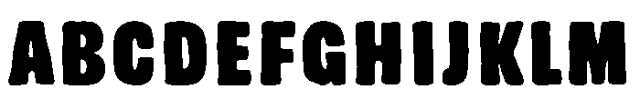 Chonk Font UPPERCASE