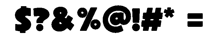 Chonko Font OTHER CHARS