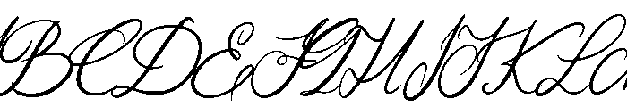 Choose Darling Font UPPERCASE