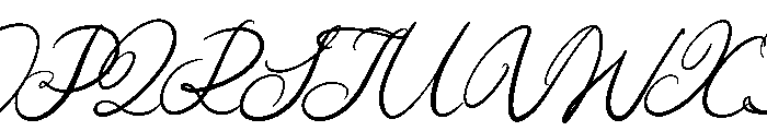 Choose Darling Font UPPERCASE