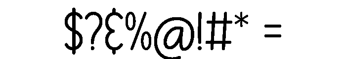 Choose Kindness Font OTHER CHARS