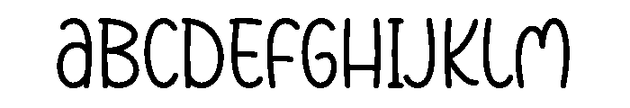 Choose Kindness Font UPPERCASE