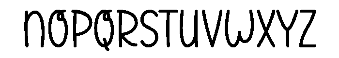Choose Kindness Font UPPERCASE
