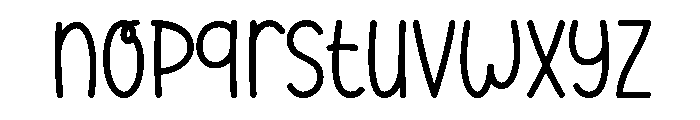 Choose Kindness Font LOWERCASE