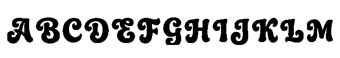 Chord Regular Font UPPERCASE