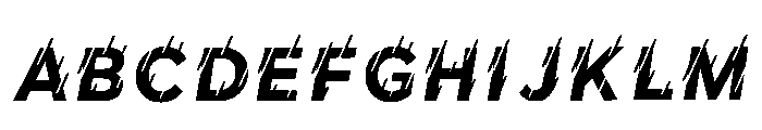 Chore Regular Font UPPERCASE