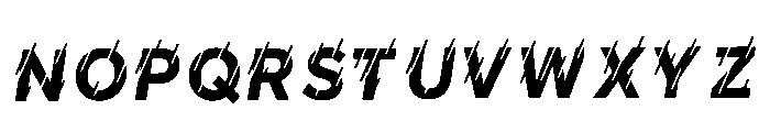 Chore Regular Font UPPERCASE