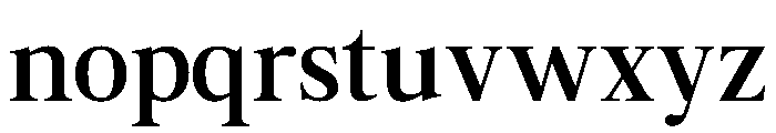 Choria Regular Font LOWERCASE