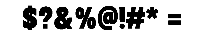 Chorven Font OTHER CHARS