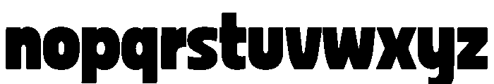 Chorven Font LOWERCASE