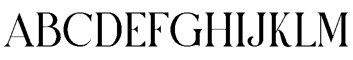 Chose Font UPPERCASE