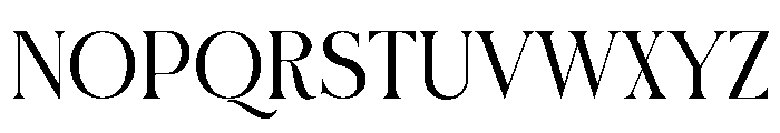 Chose Font UPPERCASE