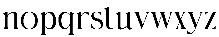 Chose Font LOWERCASE