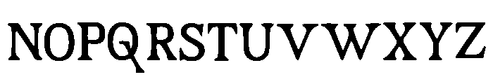 Chosen_Type Font LOWERCASE