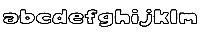Choux Cream Soda Outline FONT