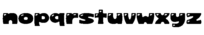 Choux Cream Soda Solid Shine Font LOWERCASE