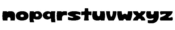 Choux Cream Soda Solid Font LOWERCASE