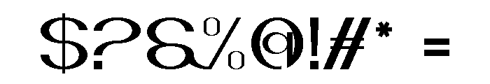 Chowats Font OTHER CHARS