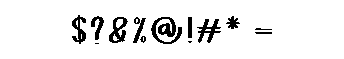 Chram Handmade Font OTHER CHARS
