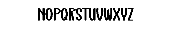 Chram Handmade Font UPPERCASE