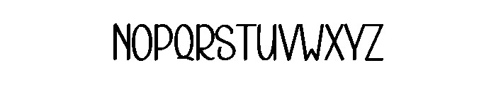Chriatmas Wintreak Font LOWERCASE