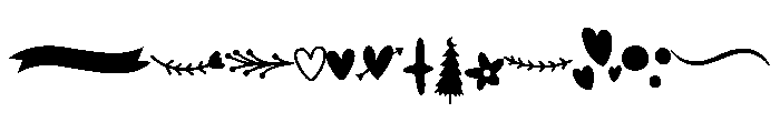 Chrisdia Dingbat Regular Font UPPERCASE