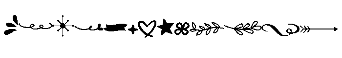 Chrisdia Dingbat Regular Font UPPERCASE