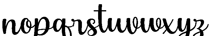 Chrisdia Regular Font LOWERCASE