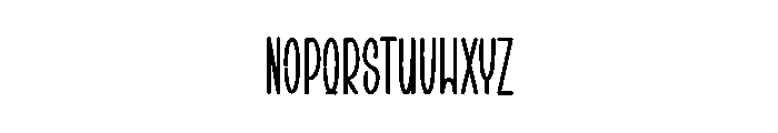 Chrismas Brush Font LOWERCASE