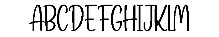 Christian Handwritten Font UPPERCASE