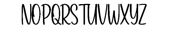Christian Handwritten Font UPPERCASE