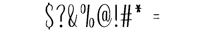 Christian Signature Font OTHER CHARS