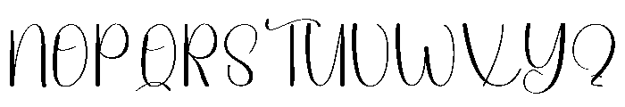 Christian Signature Font UPPERCASE