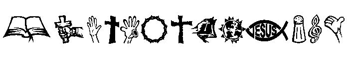 ChristianDings1 Font UPPERCASE