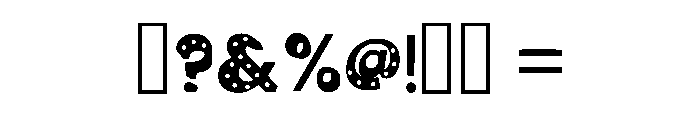 Christmas Alphabet Regular Font OTHER CHARS