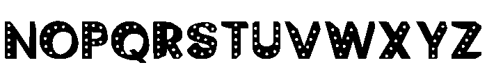 Christmas Alphabet Regular Font LOWERCASE