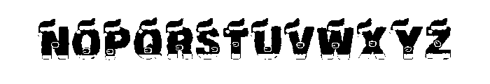 Christmas Army Pink Font UPPERCASE