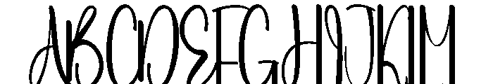 Christmas Aunty Font UPPERCASE