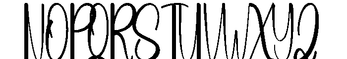 Christmas Aunty Font UPPERCASE