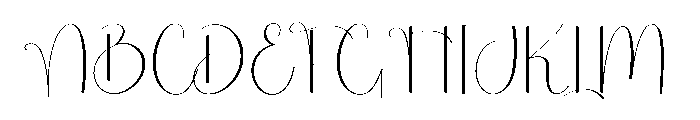 Christmas Autography Font UPPERCASE