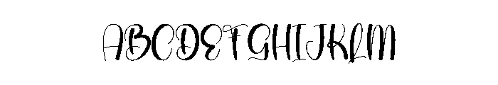 Christmas Blinking Font UPPERCASE