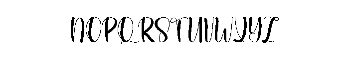 Christmas Blinking Font LOWERCASE