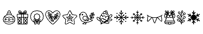 Christmas Boho2 Regular FONT