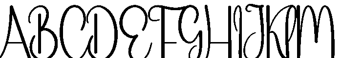 Christmas Book Font UPPERCASE