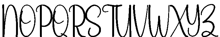 Christmas Book Font UPPERCASE