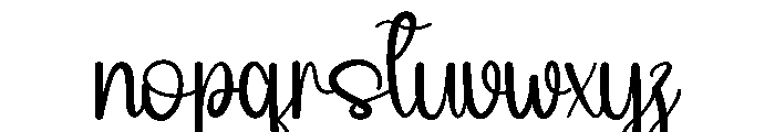 Christmas Book Font LOWERCASE