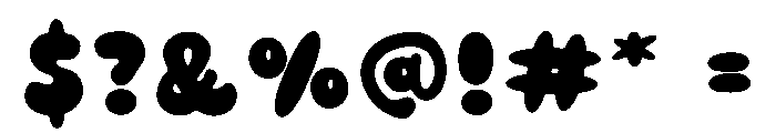 Christmas Bubbly Font OTHER CHARS