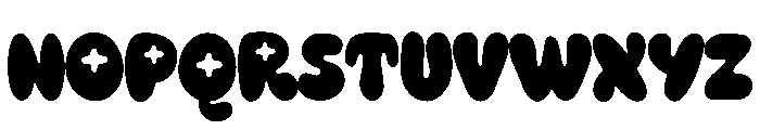 Christmas Bubbly Font LOWERCASE