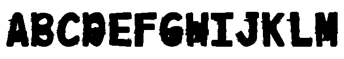 Christmas Bundle 12 Snowman Font UPPERCASE