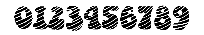 Christmas Candy Stripes Font OTHER CHARS